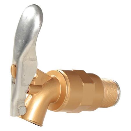 Zoro Select Drum Faucet, Brass Plated Zinc DFT-AS-SC