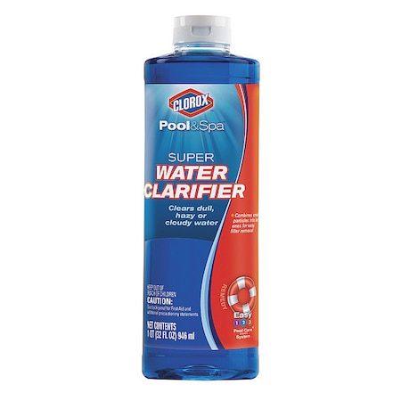 Clorox Clarifier, Liquid, 32 oz., pH 6 to 9 58232CLX