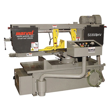 Marvel Band Saw, 12" x 17-3/4" Rectangle, 13" Round, 12 in Square, 230/460V AC V, 3 hp HP S330/3/HV