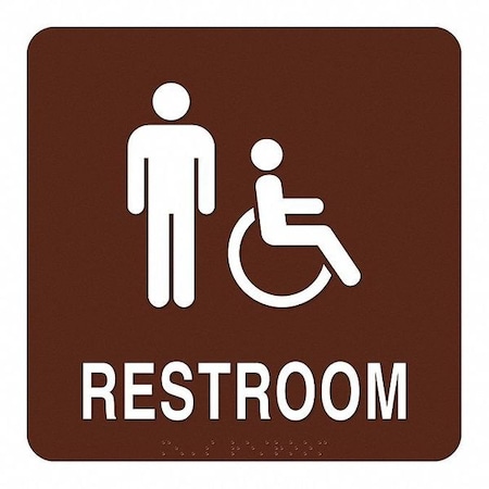 Intersign Restroom/Accessible, 7-3/4" W x 7-3/4" H ALTC-RG74(S11)