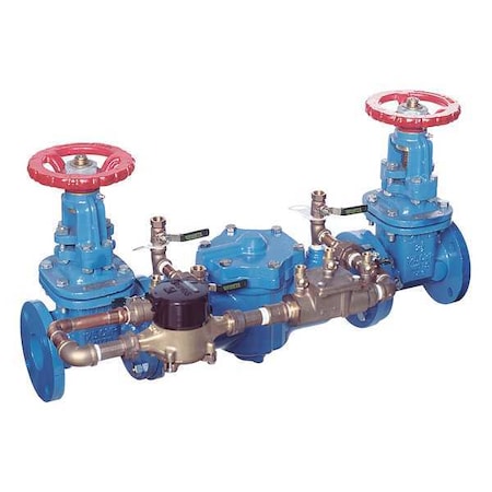 Watts DoubleCheckDetector, 007, 3in, Flanged 007DCDAOSY-GPM