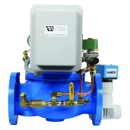Watts Automatic ControlValve, 4in, FlangedxJoint LFF113-6RFP