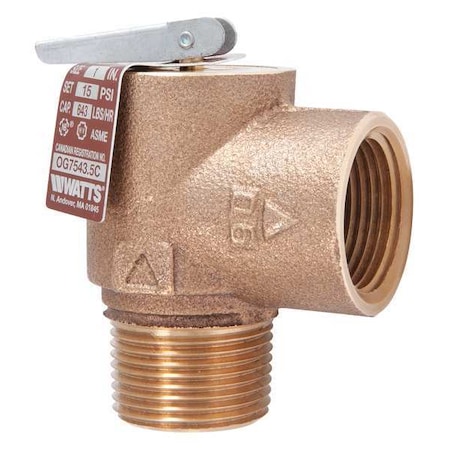 Watts Steam Safety Relief Valve, 3-1/8 in. 0006277