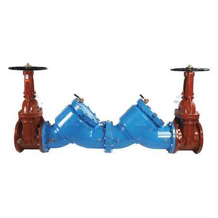 Watts Double Check Valve, Watts709, 6in, Flanged LF709-OSY