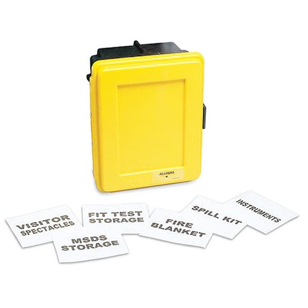 Allegro Industries Medium Generic Wall Case, Yellow 4500Y