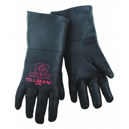Tillman 44 Welding Gloves, Straight Cuff, Straight Thumb, Premium Kidskin, XL, 1 PR 44XL