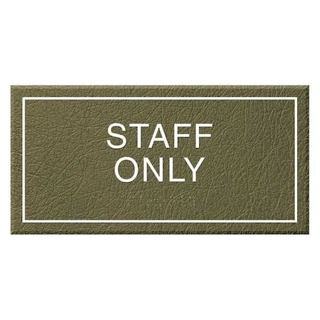 Intersign Common Room Sign, 3-7/8" Height, 7-3/4" Width LX3-CR37(S51)SO