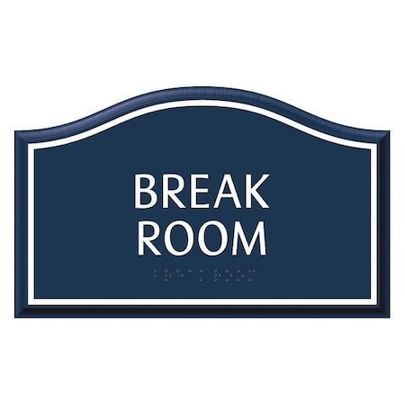 Intersign Common Room Sign, 5-1/4" Height, 8-1/2" Width SAN-HT-CR58(S30)BR