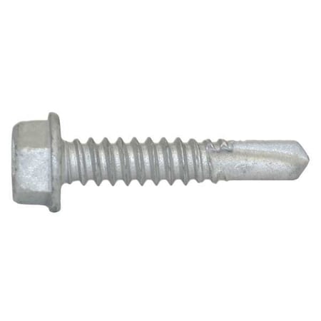 Teks Self-Drilling Screw, 1/4" x 1-1/4 in, Climaseal Steel Flange Hex Head External Hex Drive, 250 PK 1150000