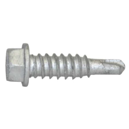 Teks Self-Drilling Screw, 1/4" x 7/8 in, Climaseal Steel Flange Hex Head External Hex Drive, 500 PK 1399000