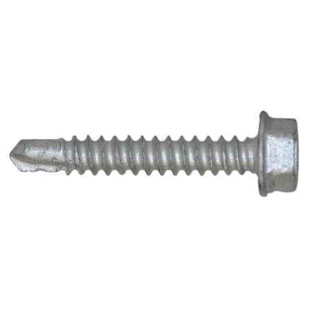 Teks Self-Drilling Screw, #10 x 1-1/2 in, Climaseal Steel Flange Hex Head External Hex Drive, 500 PK 1131000