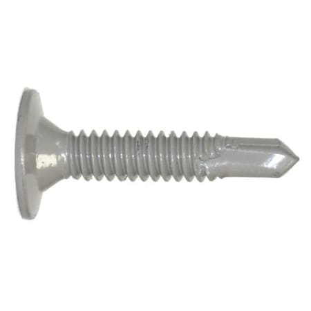 Teks Self-Drilling Screw, No 10 x 1 in, Climaseal Steel Wafer Head Phillips Drive, 500 PK 1079000