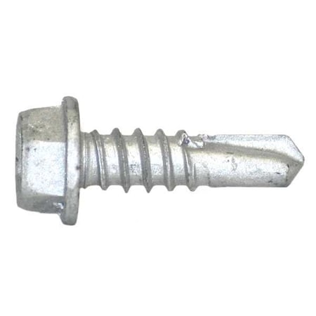 Teks Self-Drilling Screw, #12 x 3/4 in, Climaseal Steel Flange Hex Head External Hex Drive, 500 PK 1087000