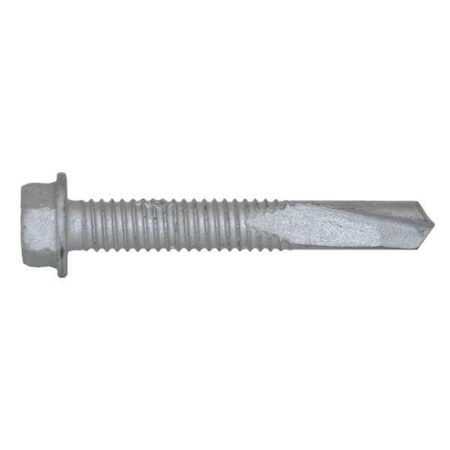 Teks Self-Drilling Screw, #12 x 1 1/2 in, Climaseal Steel Hex Head External Hex Drive, 250 PK 1070000