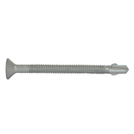 Teks Self-Drilling Screw, No 12 x 2-3/4 in, Climaseal Steel Flat Head Phillips Drive, 250 PK 1094000