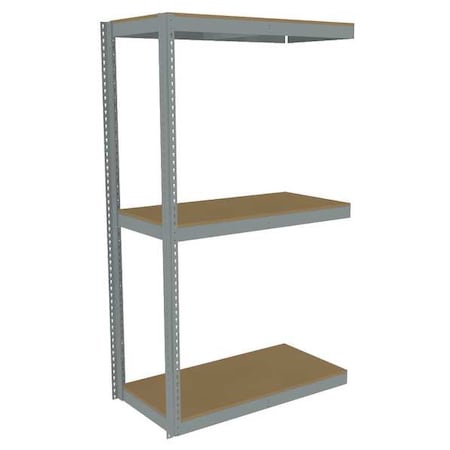 Tennsco Boltless Shelving Add-On, 48x24, 3 Shelf ZLE7-4824A-3D