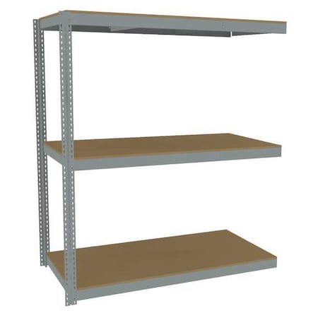 Tennsco Boltless Shelving Add-On, 72x36, 3 Shelf ZLC7-7236A-3D