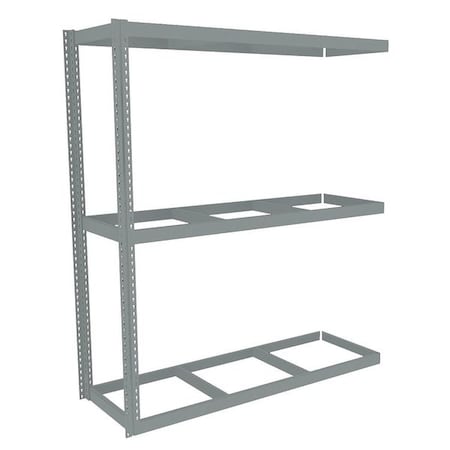 Tennsco Boltless Shelving Add-On, 72x24, 3 Shelf ZLE7-7224A-3