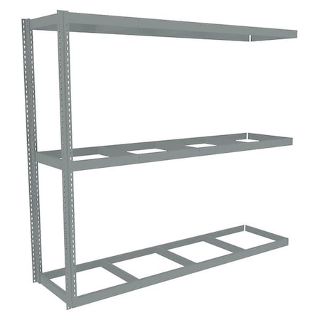 Tennsco Boltless Shelving Add-On, 96x24, 3 Shelf ZLE7-9624A-3