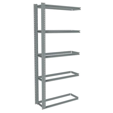Tennsco Boltless Shelving Add-On, 36x12, 5 Shelf ZB7-3612A-5
