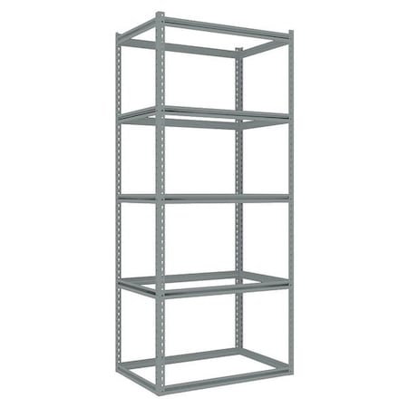 Tennsco Boltless Shelving Unit, 24-5/8"D x 36-5/8"W x 84"H, 5 Shelves, Steel ZB7-3624S-5