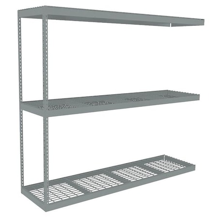 Tennsco Boltless Shelving Add-On, 96x24, 3 Shelf ZLE7-9624A-3W