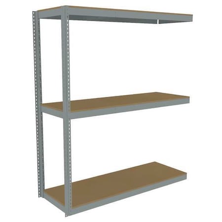 Tennsco Boltless Shelving Add-On, 72x24, 3 Shelf ZLE7-7224A-3D