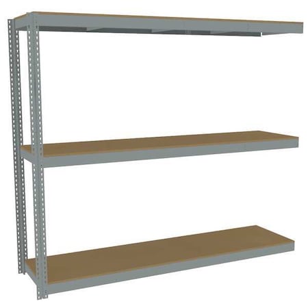 Tennsco Boltless Shelving Add-On, 96x24, 3 Shelf ZLC7-9624A-3D