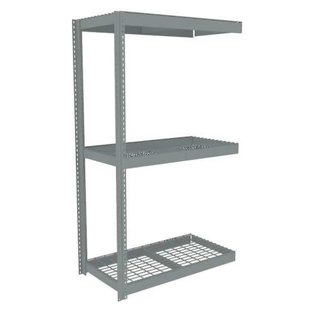 Tennsco Boltless Shelving Add-On, 48x24, 3 Shelf ZLC7-4824A-3W