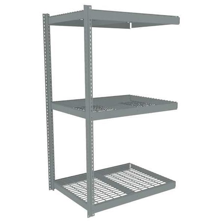 Tennsco Boltless Shelving Add-On, 48x36, 3 Shelf ZLC7-4836A-3W