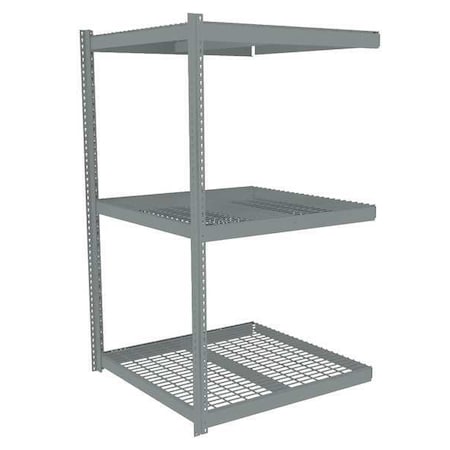 Tennsco Boltless Shelving Add-On, 48x48, 3 Shelf ZLC7-4848A-3W