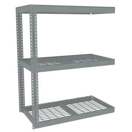 Tennsco Boltless Shelving Add-On, 48x24, 3 Shelf ZLE5-4824A-3W