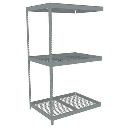 Tennsco Boltless Shelving Add-On, 48x36, 3 Shelf ZLE7-4836A-3W