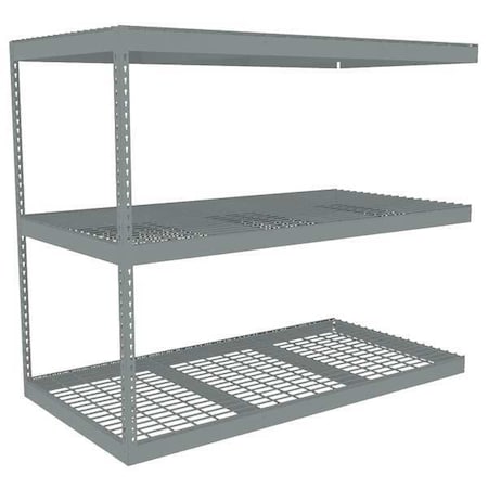 Tennsco Boltless Shelving Add-On, 72x36, 3 Shelf ZLE5-7236A-3W