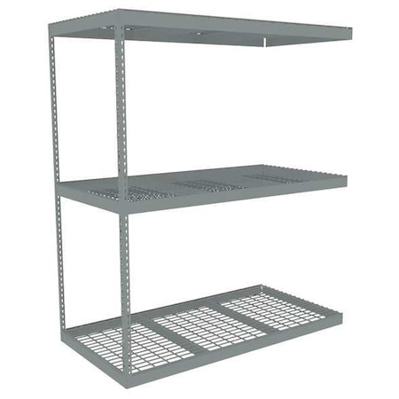 Tennsco Boltless Shelving Add-On, 72x36, 3 Shelf ZLE7-7236A-3W