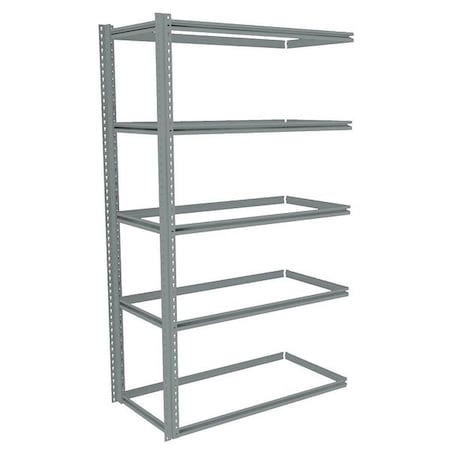Tennsco Boltless Shelving Add-On, 48x24, 5 Shelf ZB7-4824A-5