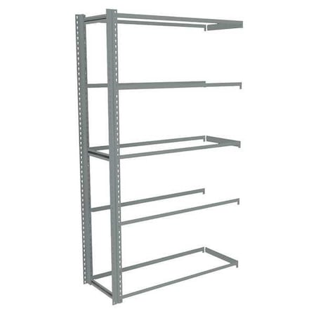Tennsco Boltless Shelving, 18"D x 48"W x 84"H, 5 Shelves, Carbon Steel ZA7-4818A-5