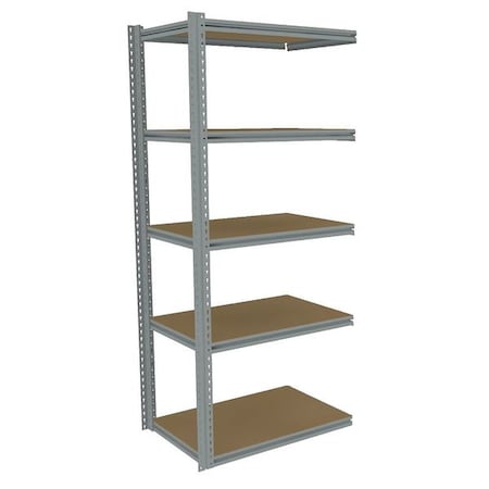 Tennsco Boltless Shelving Add-On, 36x24, 5 Shelf ZB7-3624A-5D