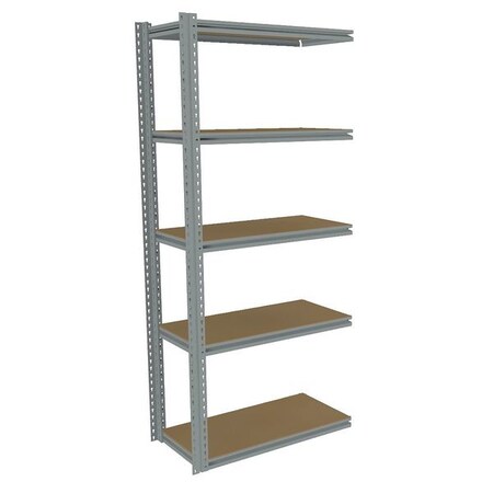 Tennsco Boltless Shelving Add-On, 36x18, 5 Shelf ZB7-3618A-5D