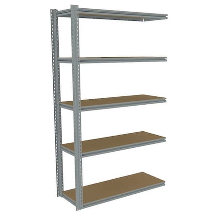 Tennsco Boltless Shelving Add-On, 48x18, 5 Shelf ZB7-4818A-5D