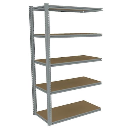 Tennsco Boltless Shelving Add-On, 48x24, 5 Shelf ZB7-4824A-5D