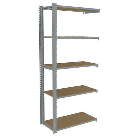 Tennsco Boltless Shelving, 18"D x 36"W x 84"H, 5 Shelves, Carbon Steel ZA7-3618A-5D