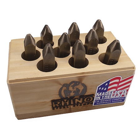 C.H. Hanson Hand Stamp Kit, Number Set 21830