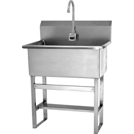 Sani-Lav Scrub Sink 22 in x 16 1/2 in, 1, 1, Floor 531FB