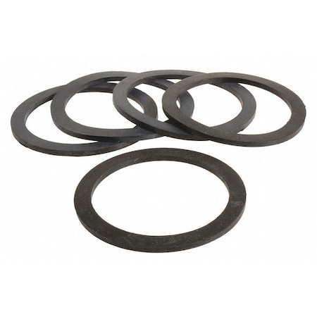 Zoro Select Rubb Gasket 4 In. Hose Coupling, PK5 GASK-400-5G