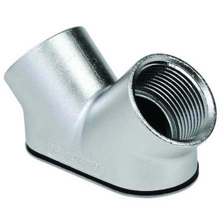 Calbrite RMC 90 Deg Elbow, 3/4 in, Threaded, 316 Stainless Steel, Polished, Gray S60700P900
