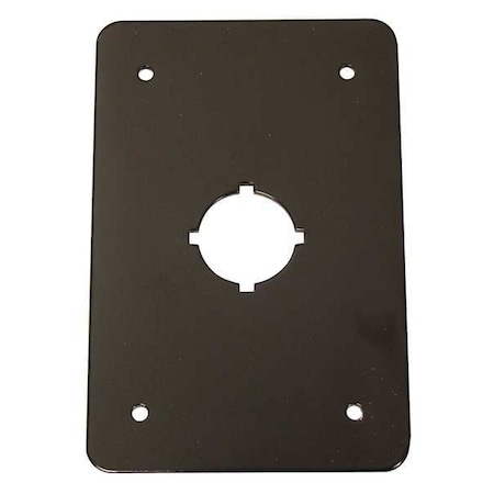 Rees Switch Plate, 22.5mm Switches, Black 01004-016