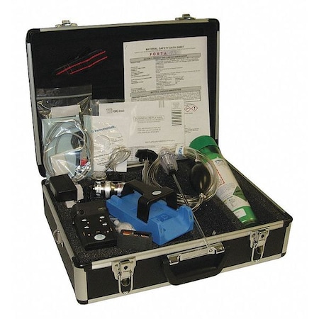 Gfg Multi-Gas Detector, IP67, Audible, Vibrating, Visual, LCD, 170 hr Battery Life G450-11420C