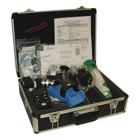 Gfg Multi-Gas Detector, IP67, Audible, Vibrating, Visual, LCD, 170 hr Battery Life G450-11440C