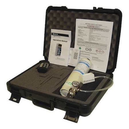 Gfg Gas Detector, Audible, Vibrating, Visual, LCD, 3,000 hr Battery Life 1418-022K